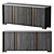 Modern Oslo Sideboard in Walnut 3D model small image 1