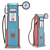 High-Quality Frontier Gas Pump 3D model small image 1