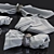 Table Napkin Set For Serving 3D model small image 3