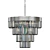 Tiered Trio Chandelier 3D model small image 1