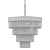 Tiered Trio Chandelier 3D model small image 2