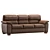 Modern Upholstered Sofa Set 3D model small image 1