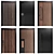 Versatile Entry Door Collection - 6 Designs 3D model small image 1