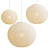 Modern Akari Pendant Light 3D model small image 1