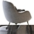 Sleek Modern Fri Easy Chair 3D model small image 6