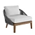 Teak & Tricord Lounge Chair 3D model small image 1