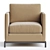 Modern Italian Design Armchair George 3D model small image 4