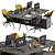 Office Essentials Set - Ergonomic Furniture 3D model small image 2