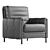 Modern Hunter Armchair Design 3D model small image 4