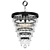 Crystal Nordic Pendant Light, Elegantly dazzling 3D model small image 1