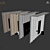 Modern 3D Panel Set Design 3D model small image 7