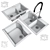 Modern Kraus Kitchen Sink 3D 3D model small image 2