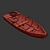 Vintage Boat (Low Poly+PBR) 3D model small image 5