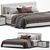 Elegant Minotti Andersen Bed 3D model small image 1