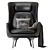 Modern Leather Easy Chair Design 3D model small image 3