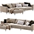 Modern Boconcept Fargo Sofa 3D Model 3D model small image 2