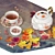 Autumn Tea Set | Decorative Paradise 3D model small image 4