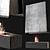 Elegant Ventilated Fireplace Ensemble 3D model small image 6