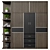 Modern Wooden Bedroom Wardrobe Design 3D model small image 1