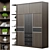 Modern Wooden Bedroom Wardrobe Design 3D model small image 3