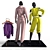 Sportswear Duo Mannequins 3D model small image 9