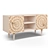 Classic Chestnut TV Stand 3D model small image 2