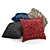 Title: Embossed Pattern Decorative Throw Pillow 3D model small image 5