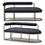 Mid-Century Style Chaise Lounger 3D model small image 7