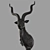 Antelope Bust Sculpture DG-Home Louis 3D model small image 4