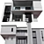 Contemporary Residential Building Design 3D model small image 6