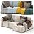 Monso Corner Sofa Sectional by Divan.ru 3D model small image 1