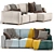 Monso Corner Sofa Sectional by Divan.ru 3D model small image 5