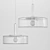 Space Station Glass Pendant Light 3D model small image 3