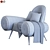 Sleek Modern Furniture: APOLLO Collection 3D model small image 7