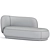 Modern Chaise Lounge 3D Model 3D model small image 2