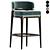 Elegant Grange Bar Stool 3D model small image 1