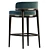 Elegant Grange Bar Stool 3D model small image 5