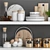 Kitchen Accessories Set 3D Model 3D model small image 2