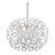 Elegant White Dandelion Suspension Lamp 3D model small image 1