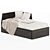  Flekke Daybed with Drawers and Mattresses 3D model small image 2