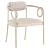 Vienna Small Loop Armchair 3D model small image 2