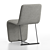 Modern Leather Dining Chair - Branon 3D model small image 6