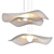 Nordic Lotus Leaf Pendant Light 3D model small image 1