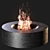 Round Fire Pit - XL Size 3D model small image 1