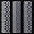 Metal Perforated Columns 500x500x2500mm 3D model small image 7