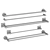 Modern Accents Towel Rails Set 3D model small image 2