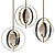 Pearl Chandelier Alabaster Gold Bronze 3D model small image 2