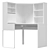 MIKE Corner Table - Modern Design 3D model small image 4