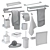 GROHE Cube Accessory Set (13 pcs) 3D model small image 5