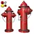 Urban 3D Fire Hydrant Model 3D model small image 1